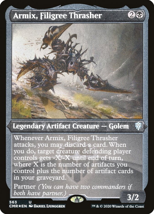 Armix, Filigree Thrasher - Etched - Inverted - Legendary - Etched (Foil)