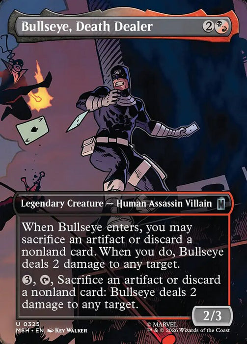 Bullseye, Death Dealer - Borderless - Inverted - Legendary