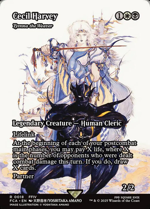 Cecil Harvey - Tymna the Weaver - Borderless - Full Art - Legendary - Inverted (Foil)