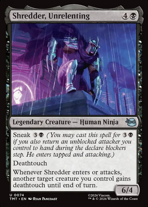 Shredder, Unrelenting - Legendary
