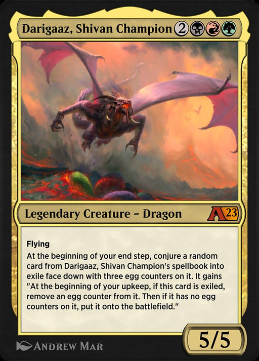 Darigaaz, Shivan Champion - Legendary