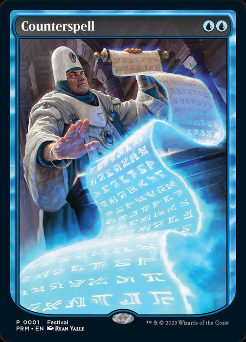 Counterspell - Textless - Full Art - Inverted (Foil)