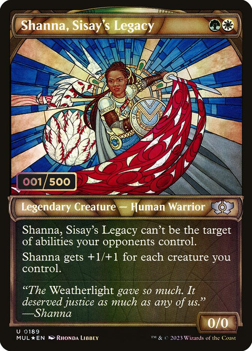 Shanna, Sisay's Legacy - Inverted - Legendary - Showcase (Foil)