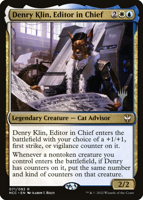 Denry Klin, Editor in Chief - Legendary (Foil)