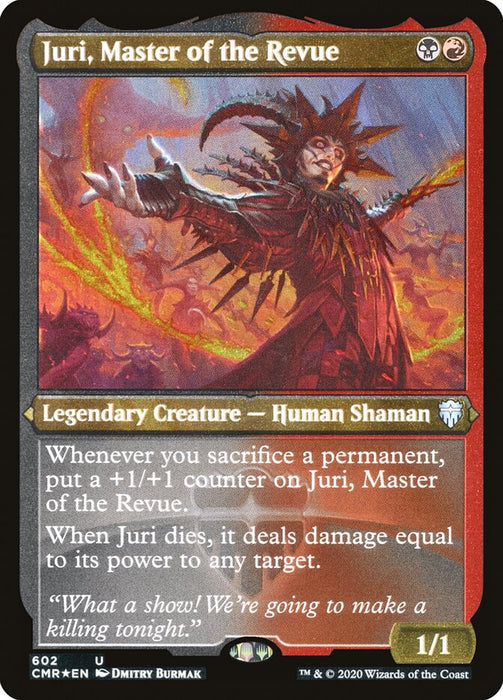 Juri, Master of the Revue - Etched - Inverted - Legendary - Etched (Foil)