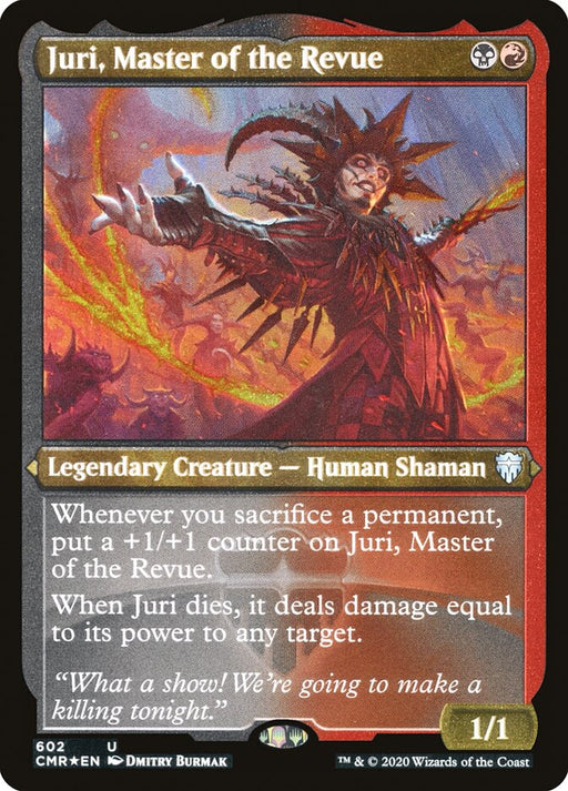 Juri, Master of the Revue - Etched - Inverted - Legendary - Etched (Foil)