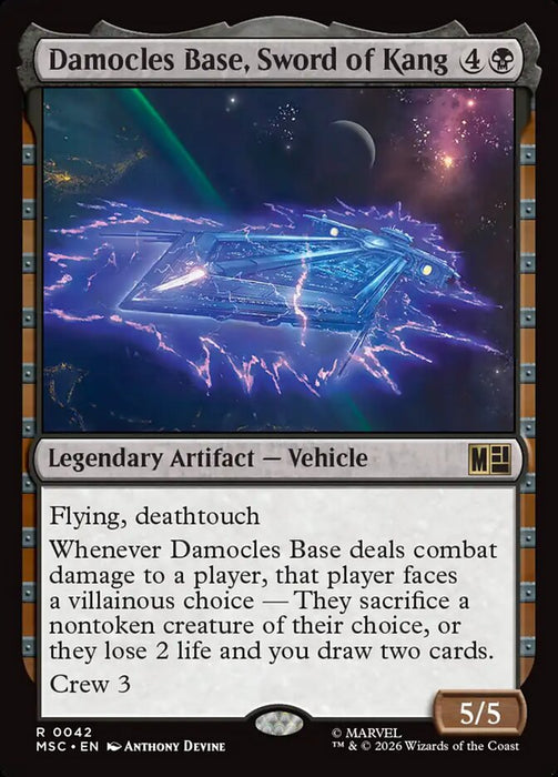 Damocles Base, Sword of Kang - Legendary - Surge Foil