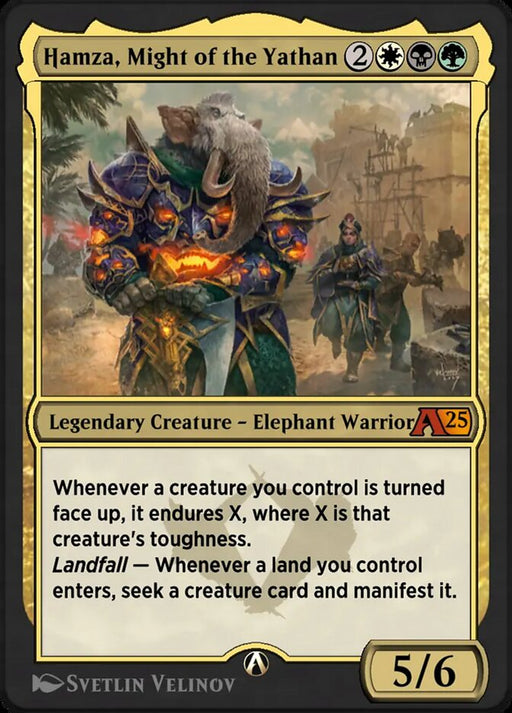 Hamza, Might of the Yathan - Legendary