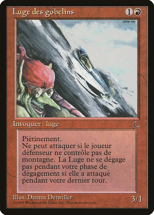 Luge des gobelins - Goblin Rock Sled