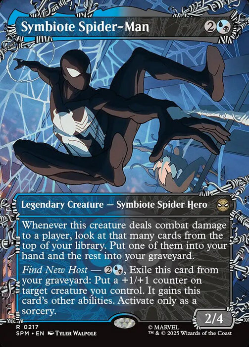 Symbiote Spider-Man - Borderless - Full Art - Inverted - Legendary - Showcase