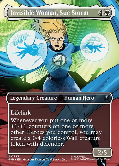 Invisible Woman, Sue Storm - Borderless - Inverted - Legendary