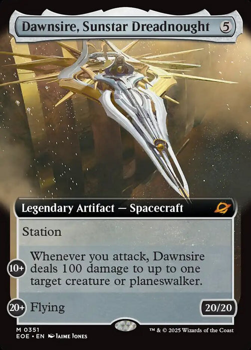 Dawnsire, Sunstar Dreadnought - Extended Art - Legendary
