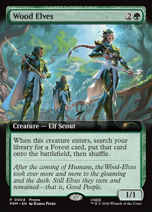 Wood Elves - Extended Art (Foil)