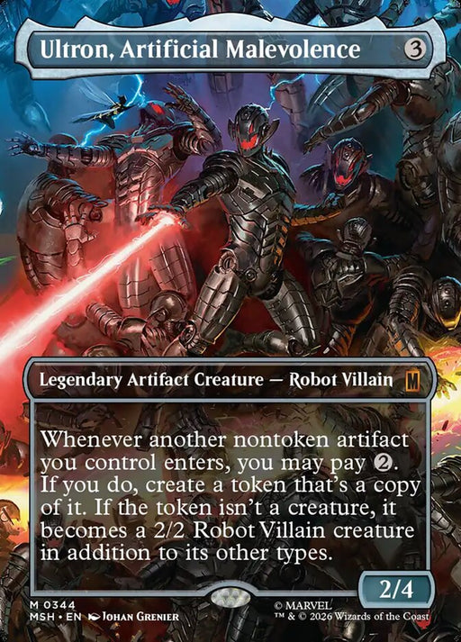 Ultron, Artificial Malevolence - Borderless - Inverted - Legendary