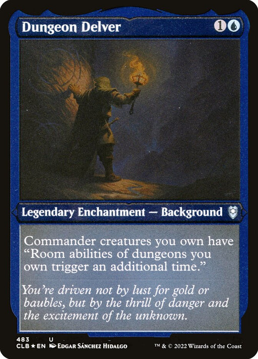 Dungeon Delver - Etched - Inverted - Legendary - Etched (Foil)
