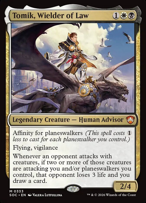 Tomik, Wielder of Law - Legendary