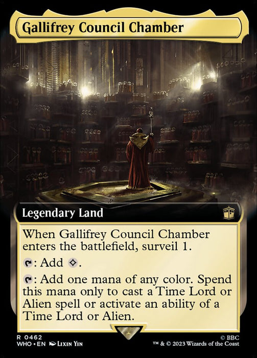 Gallifrey Council Chamber - Extended Art - Legendary
