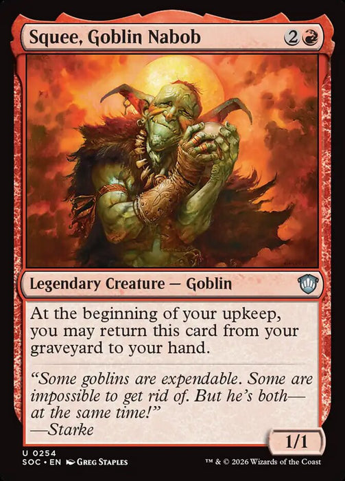 Squee, Goblin Nabob - Legendary