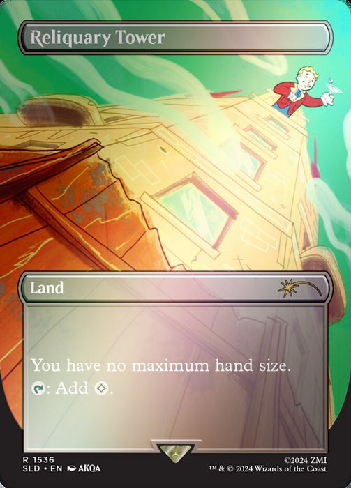 Reliquary Tower - Borderless - Full Art (Foil)