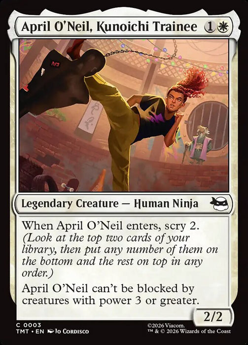 April O'Neil, Kunoichi Trainee - Legendary (Foil)