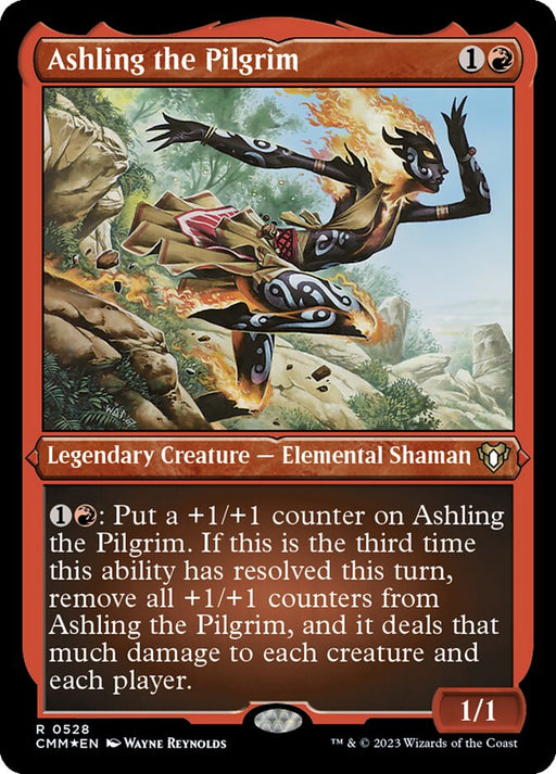 Ashling the Pilgrim - Etched - Inverted - Legendary - Etched (Foil)