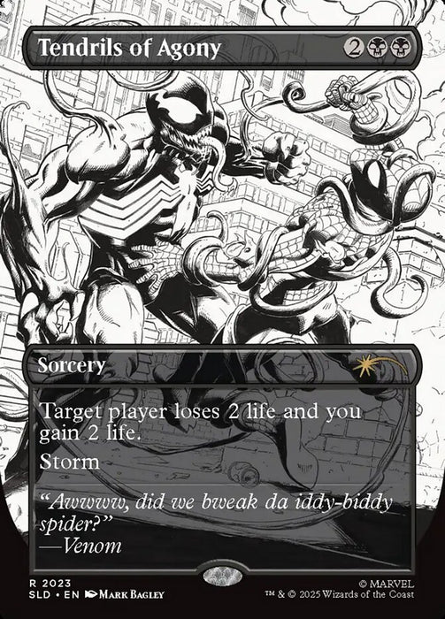 Tendrils of Agony - Borderless - Full Art - Inverted