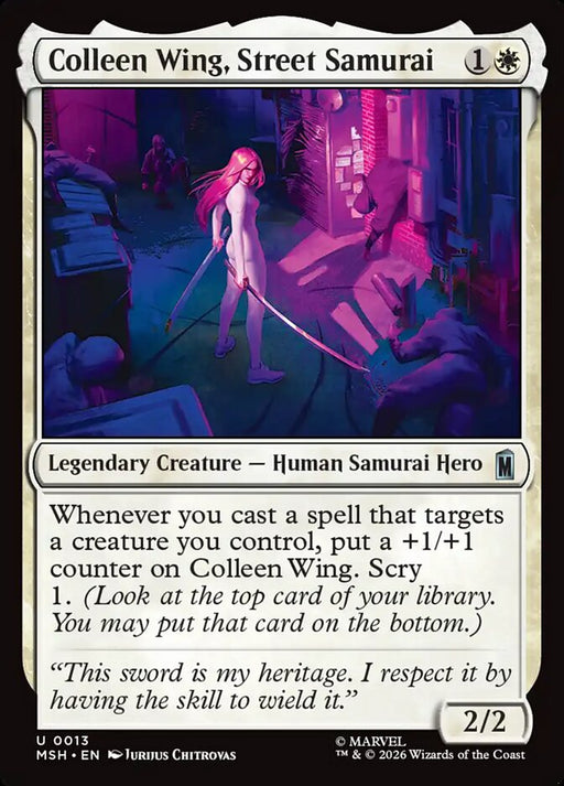 Colleen Wing, Street Samurai - Legendary (Foil)