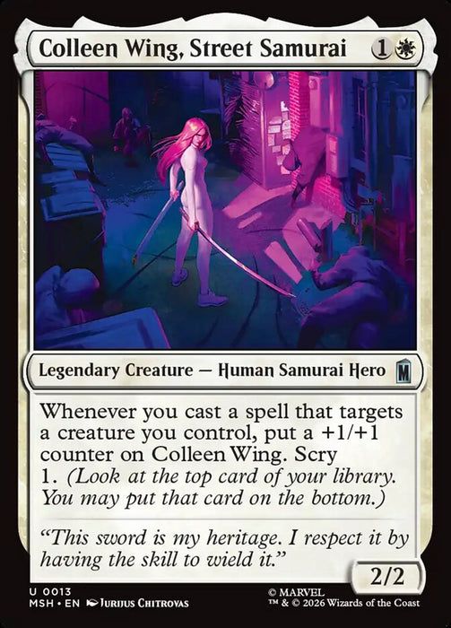 Colleen Wing, Street Samurai - Legendary