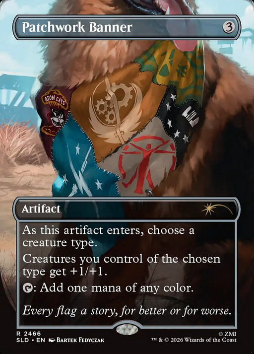 Patchwork Banner - Borderless - Full Art - Inverted