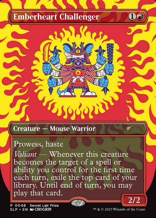 Emberheart Challenger - Borderless - Full Art - Inverted