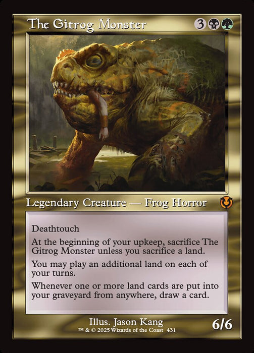 The Gitrog Monster - Retro Frame (Foil)