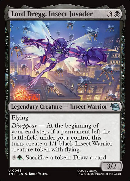 Lord Dregg, Insect Invader - Legendary (Foil)