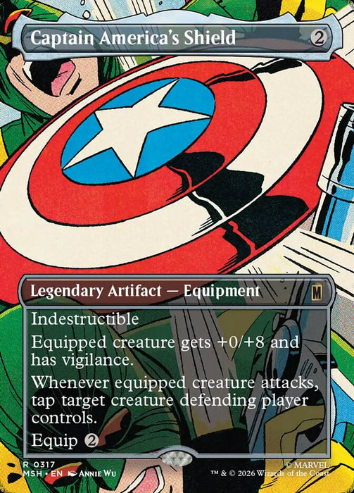 Captain America's Shield - Borderless - Inverted - Legendary