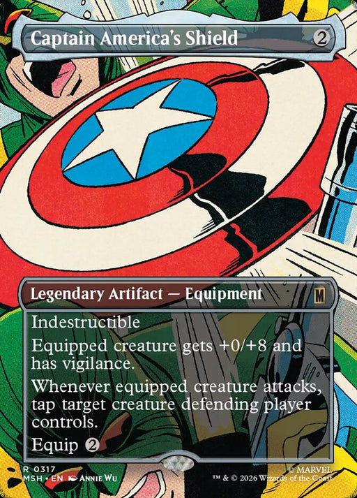 Captain America's Shield - Borderless - Inverted - Legendary