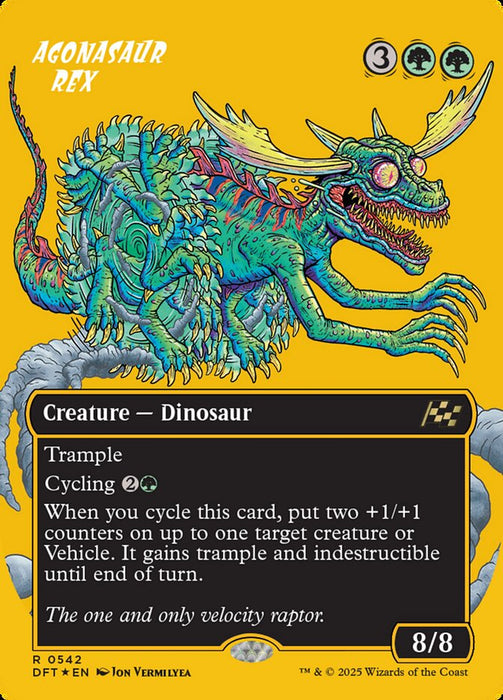 Agonasaur Rex - Borderless - Inverted (Foil)