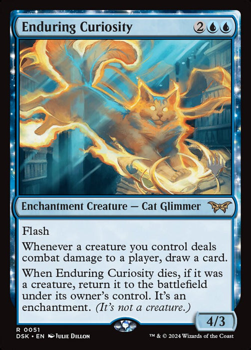 Enduring Curiosity - Enchantment (Foil)