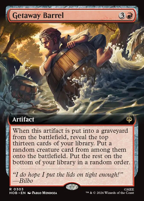 Getaway Barrel - Extended Art