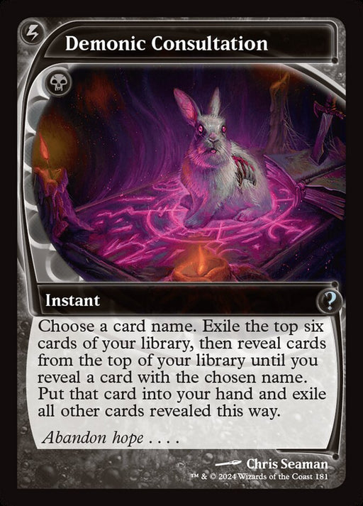 Demonic Consultation (Foil)