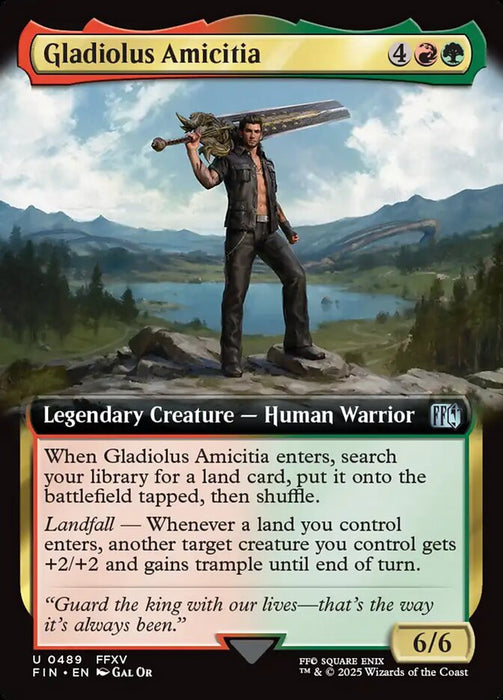 Gladiolus Amicitia - Extended Art - Legendary (Foil)