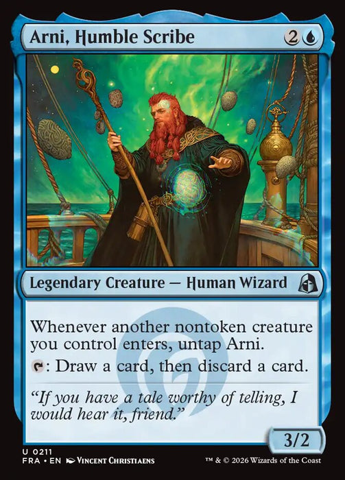 Arni, Humble Scribe (Foil)