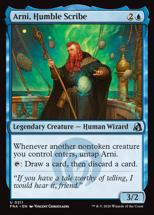 Arni, Humble Scribe (Foil)