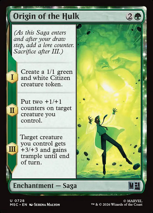 Origin of the Hulk - Enchantment (Foil)