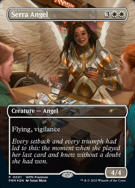 Serra Angel - Borderless - Full Art - Inverted (Foil)