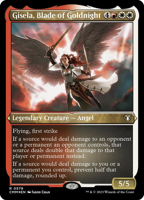 Gisela, Blade of Goldnight - Etched - Inverted - Legendary - Etched (Foil)