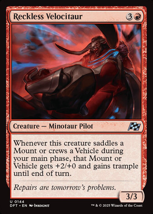 Reckless Velocitaur (Foil)
