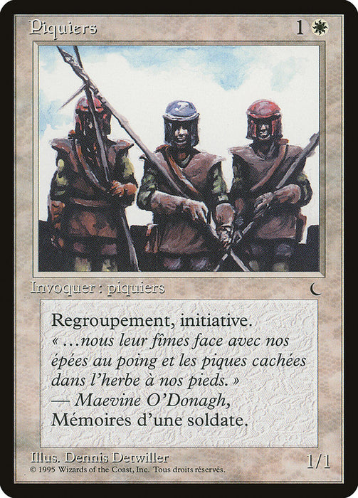 Piquiers - Pikemen