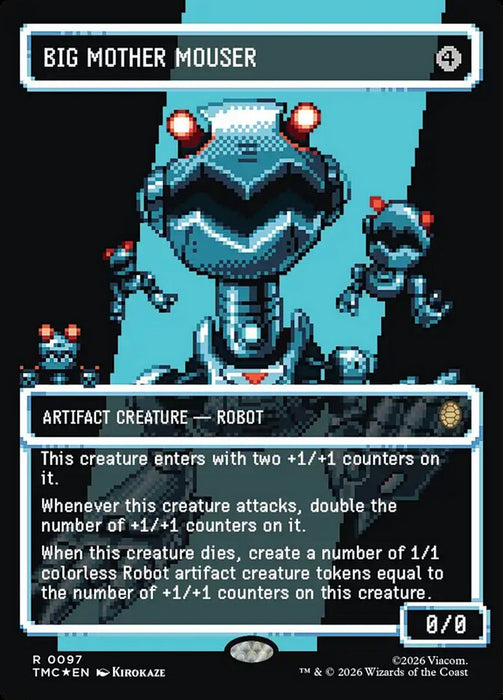 Big Mother Mouser - Borderless - Full Art - Inverted (Foil)