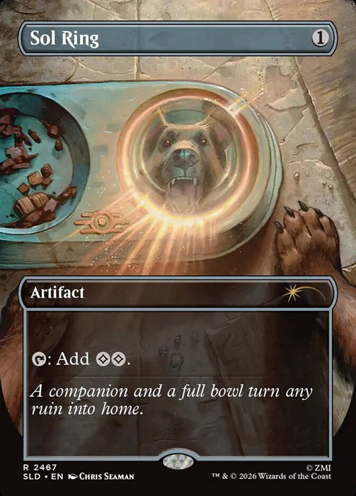 Sol Ring - Borderless - Full Art - Inverted (Foil)