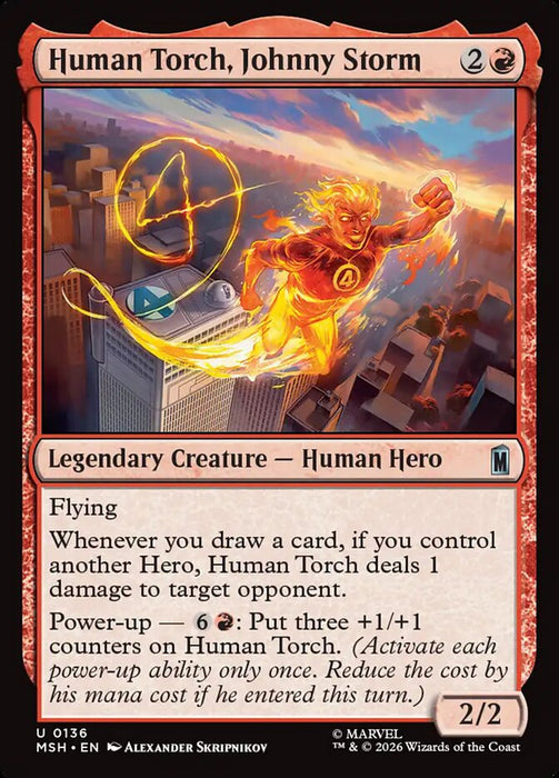 Human Torch, Johnny Storm - Legendary