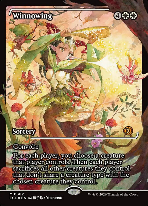 Winnowing - Full Art - Inverted - Showcase (Foil)